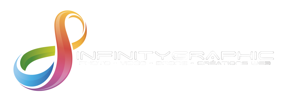 logo infinity graphic blanc